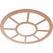 Ekena Millwork Grace Wood Fretwork Pierced Ceiling Medallion, Cherry, 40"OD x 14 1/2"ID x 1/4"T CMWP40X0250GRCH - alternate 2